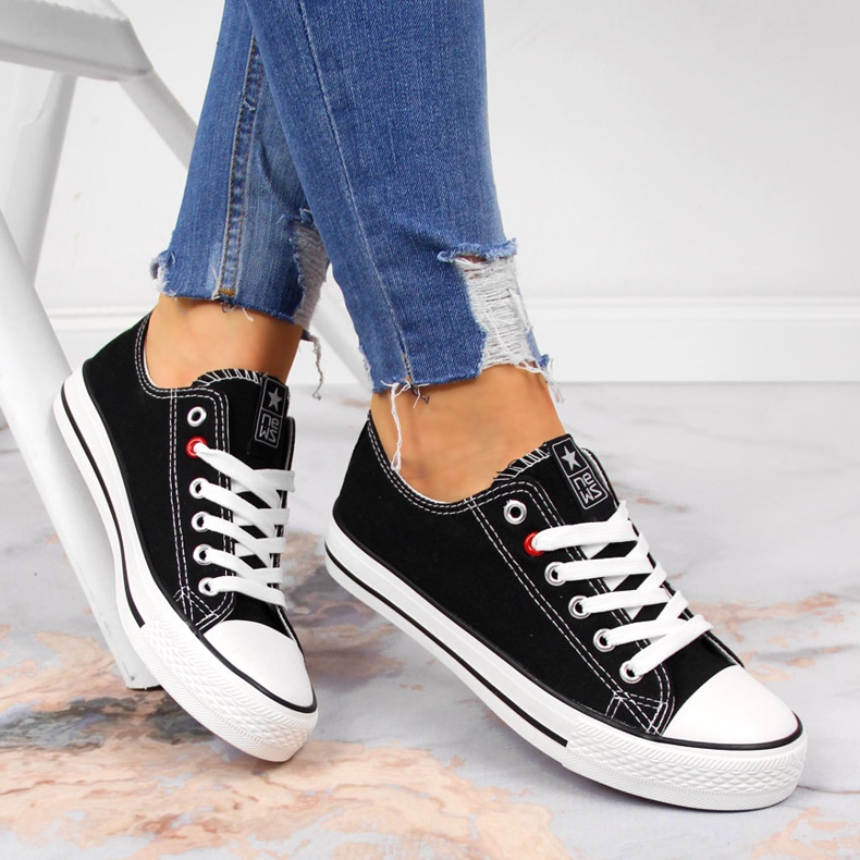 News Deportivas bajas de tejido negro NOVEDADES 1