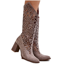 Lewski Shoes Botas Ante Calado Leski Shoes 3234 Cappuccino multicolor 11