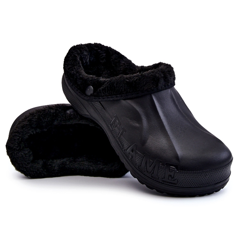 PM2 Chanclas Warm Crocs Hombre Negro Calmo 3