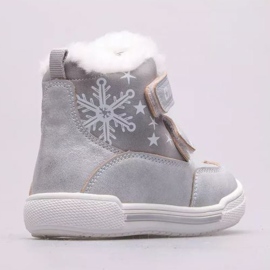 Zapatos, botas de nieve Big Star Jr. KK374190 plata 3