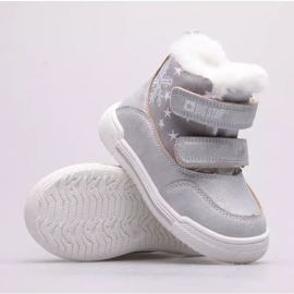 Zapatos, botas de nieve Big Star Jr. KK374190 plata 8