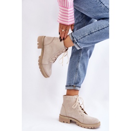 Lewski Shoes Botas Planas Leski Shoes 3285 Beige claro 5