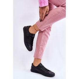 News Deportivas Clásicas Mujer Piel Cordones Negro Misima 5