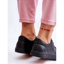 News Deportivas Clásicas Mujer Piel Cordones Negro Misima 7