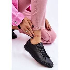 News Deportivas Clásicas Mujer Piel Cordones Negro Misima 9
