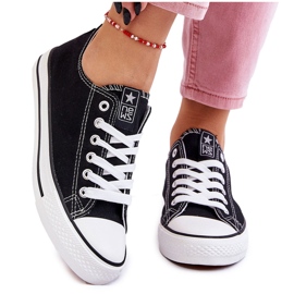 News Zapatillas clásicas de mujer Ecoma en blanco y negro 12
