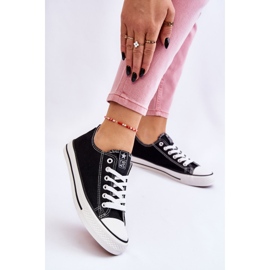 News Zapatillas clásicas de mujer Ecoma en blanco y negro 4