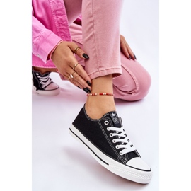 News Zapatillas clásicas de mujer Ecoma en blanco y negro 9