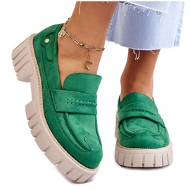 Slip-On Mujer Ante Verde Fiorell 11
