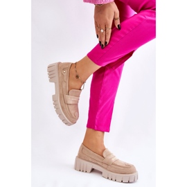 Slip-on Mujer Ante Beige Fiorell 4