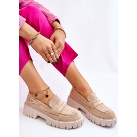 Slip-on Mujer Ante Beige Fiorell 10