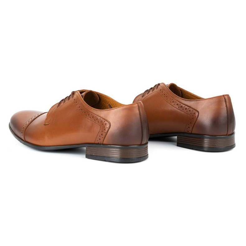 Olivier Zapatos de vestir hombre piel A34 Kb marron marrón 4