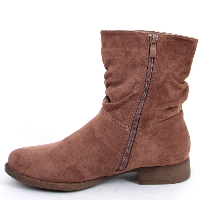 BM Botas planas Wever Kaki de ante marrón caqui 1