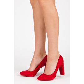 Seastar Zapatos de gamuza rojo 2