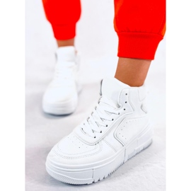 BM zapatillas altas Storm All White blanco 4