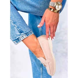 BM Mocasines Mujer Eunice Beige 6