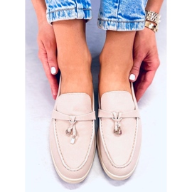 BM Mocasines Mujer Eunice Beige 4