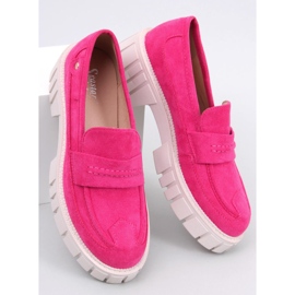 BM Mocasines con plataforma de Chandra Peach rosado 2