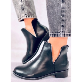 Botas negras con corte Y8191 Black negro 3