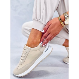 BM Deportivas Mujer Barks Beige 1