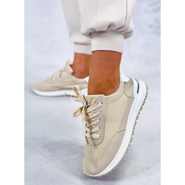 BM Deportivas Mujer Barks Beige 2