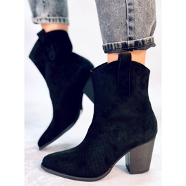 BM Botas cowboy Douglas negras caladas negro 2