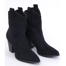 BM Botas cowboy Douglas negras caladas negro 5