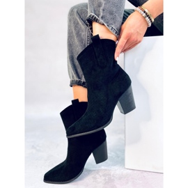 BM Botas cowboy Douglas negras caladas negro 3