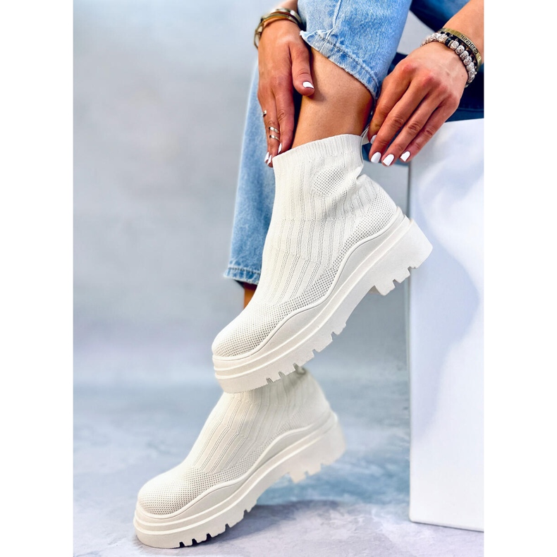 BM Botines elásticos Withers Beige 2