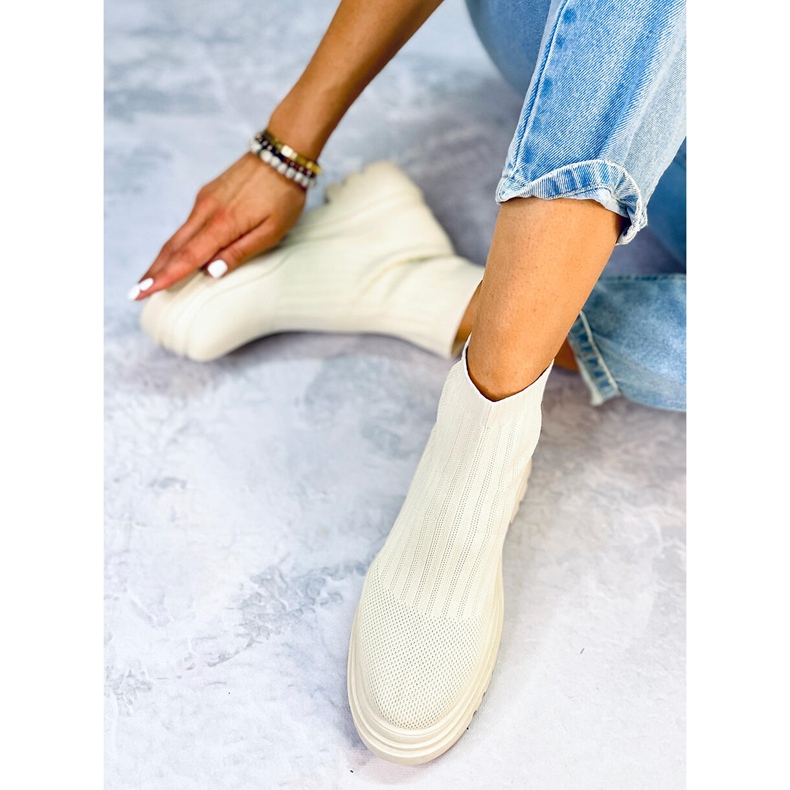 BM Botines elásticos Withers Beige 1