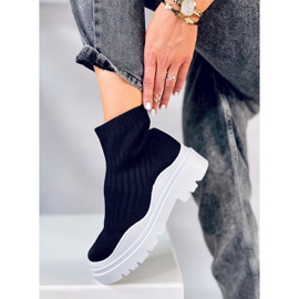 BM Botas con pala flexible Withers NEGRO/BLANCO 1
