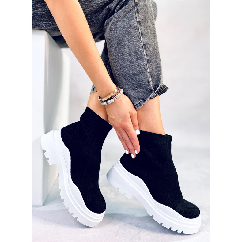 BM Botas con pala flexible Withers NEGRO/BLANCO 2