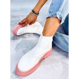 BM Botines elásticos Withers BLANCO/ROSA rosado 3