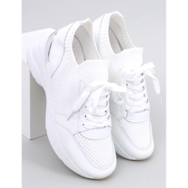 BM zapatillas Davis White con cuña blanco 3