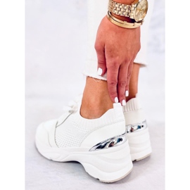 BM zapatillas Davis White con cuña blanco 2