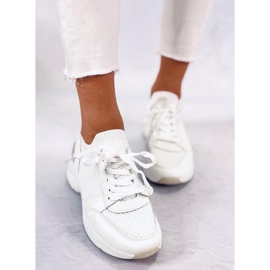 BM zapatillas Davis White con cuña blanco 4