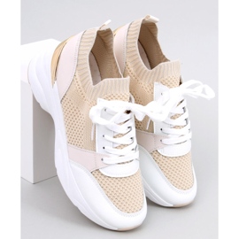 BM zapatillas Davis beige con cuña 2