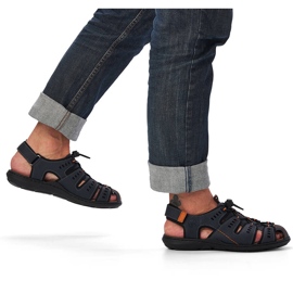 Sandalias Rieker 22021-14 azul marino para hombre 1