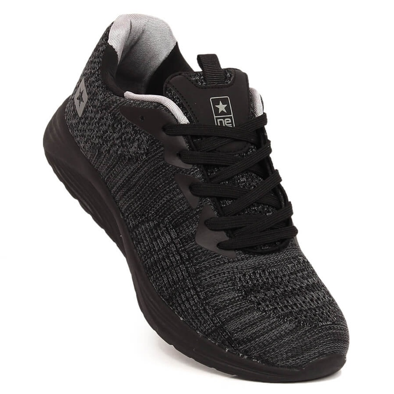 News Cómodas zapatillas deportivas negras para correr NOVEDADES negro 1