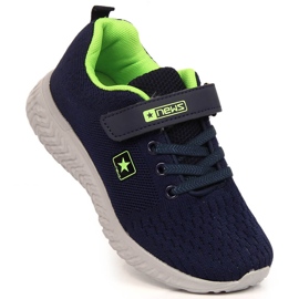 News Deportivas infantiles con velcro, azul marino Novedades 1