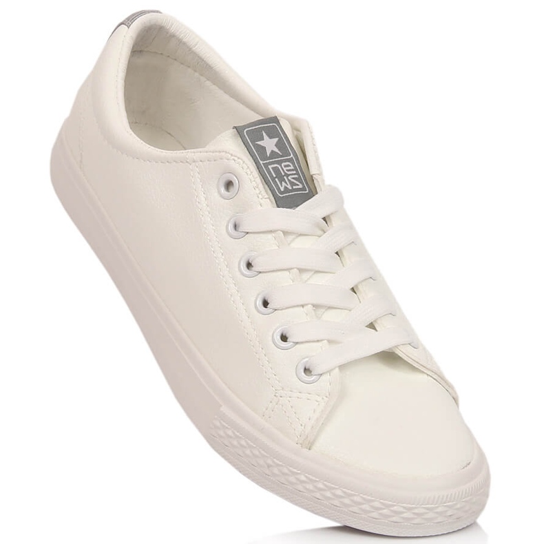 News Deportivas de piel ecológica blanca NOVEDADES blanco 1