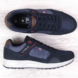 News NOVEDADES Deportivas hombre piel azul marino 3