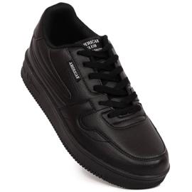 Deportivas cordones American Club 57/23 negras negro 1 Deportivas cordones American Club 57/23 negras negro 1