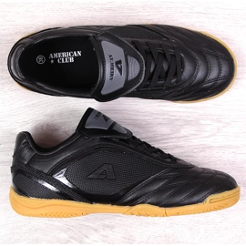 Zapatillas de deporte de interior de hombre American Club 52/23 negras negro 3