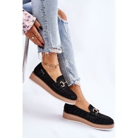 PM1 Mocasines De Mujer En La Plataforma Negro Danny 7