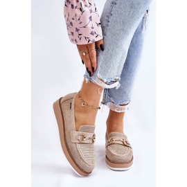 PM1 Mocasines Mujer Plataforma Beige Danny 2