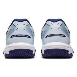 Zapatillas de voleibol Asics Gel-Rocket 10 W 1072A056 406 multicolor azul 3
