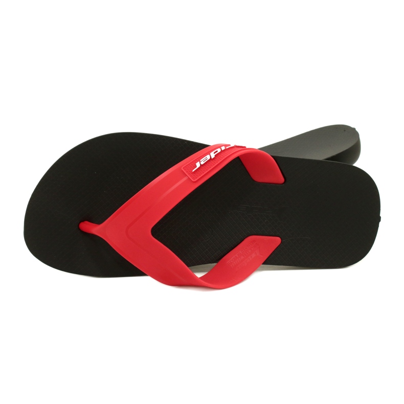 Chanclas de hombre Rider 12120 AF985 rojo negro 4