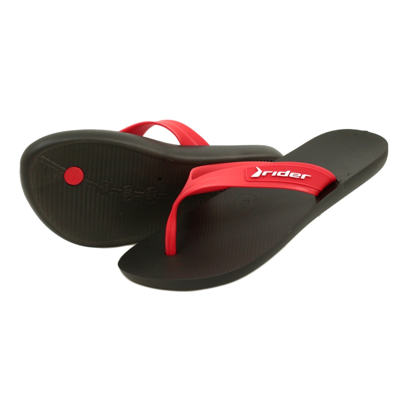 Chanclas de hombre Rider 12120 AF985 rojo negro 3