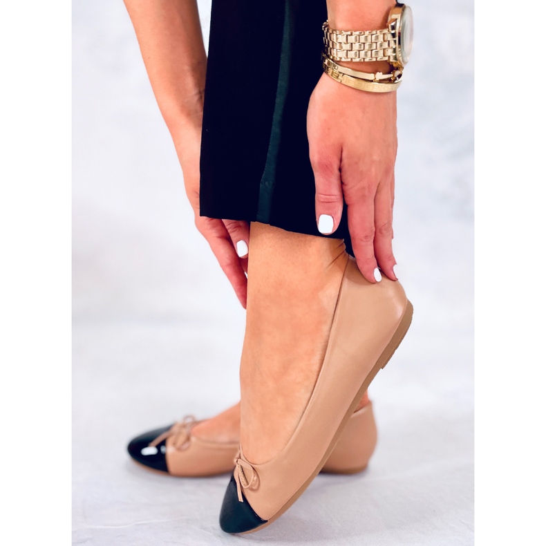 BM Gemma Nude Chanel, Bailarinas de mujer beige 1